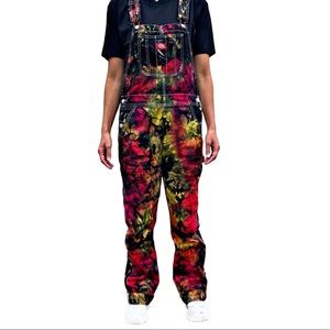 Womens Small hand tie dyes Dickies overalls